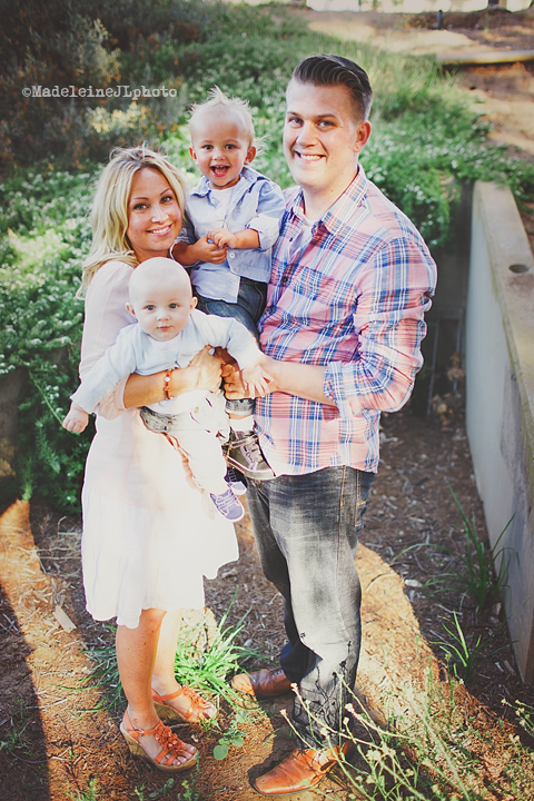 Tustin Orange County family session in park. Cedar Grove Park Tustin California session