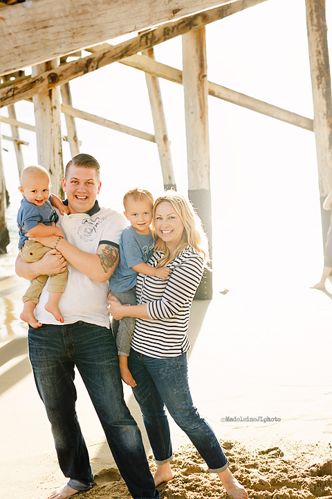 Balboa Pier family beach session | Orange County family photographer